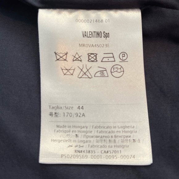 RED Valentino Fit & Flare Navy Dress with Pockets Women’s Size 6 - Picture 10 of 12